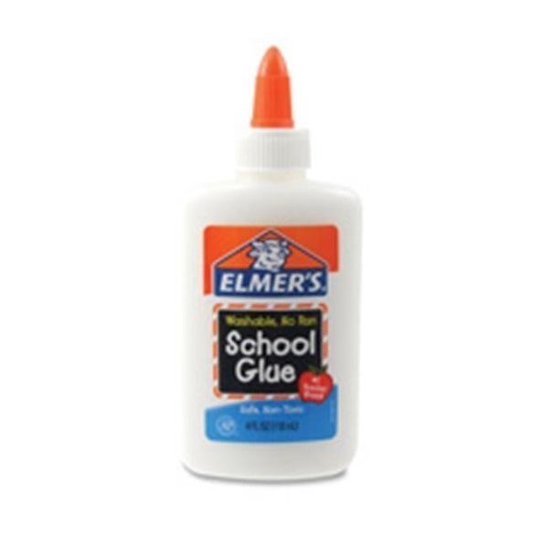 Elmerft.s Products Inc EPIE308 School Glue- Washable-Nontoxic- 7-.63oz.- Dries Clear, Elmers, Mfr#: EPIE308
